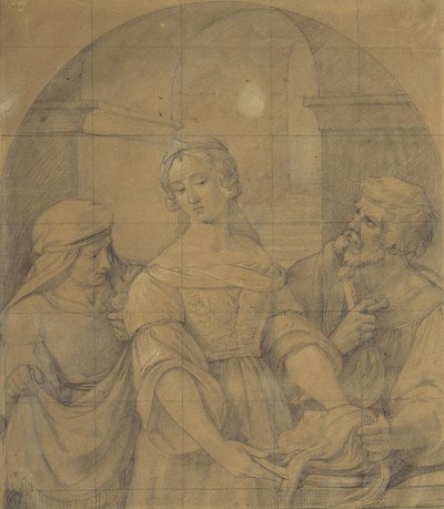 De dochter van Herodias door Friedrich Wilhelm von Schadow